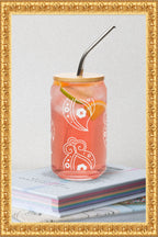"Heart of Rainha" - Can-shaped Glass