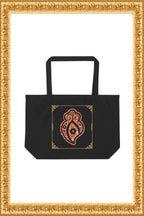 "Heart of Rainha" - Large organic tote bag