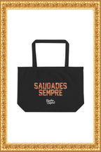 "Heart of Rainha" - Large organic tote bag
