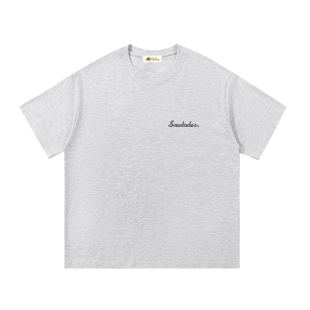 Saudades Embroidered Essential Cotton T-Shirt