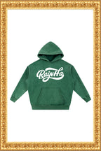 Rainha - Snow Wash Fleece Oversize Hoodie (Green)
