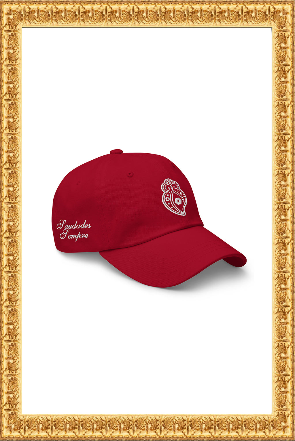 "Heart of Rainha" - Dad Hat (Burgendy)