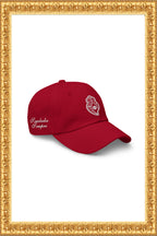 "Heart of Rainha" - Dad Hat (Burgendy)
