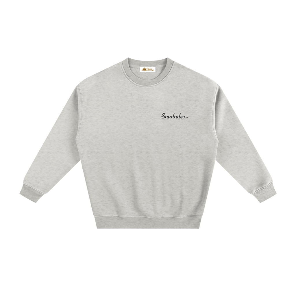 Saudades Embroidered Fleeced Sweatshirt