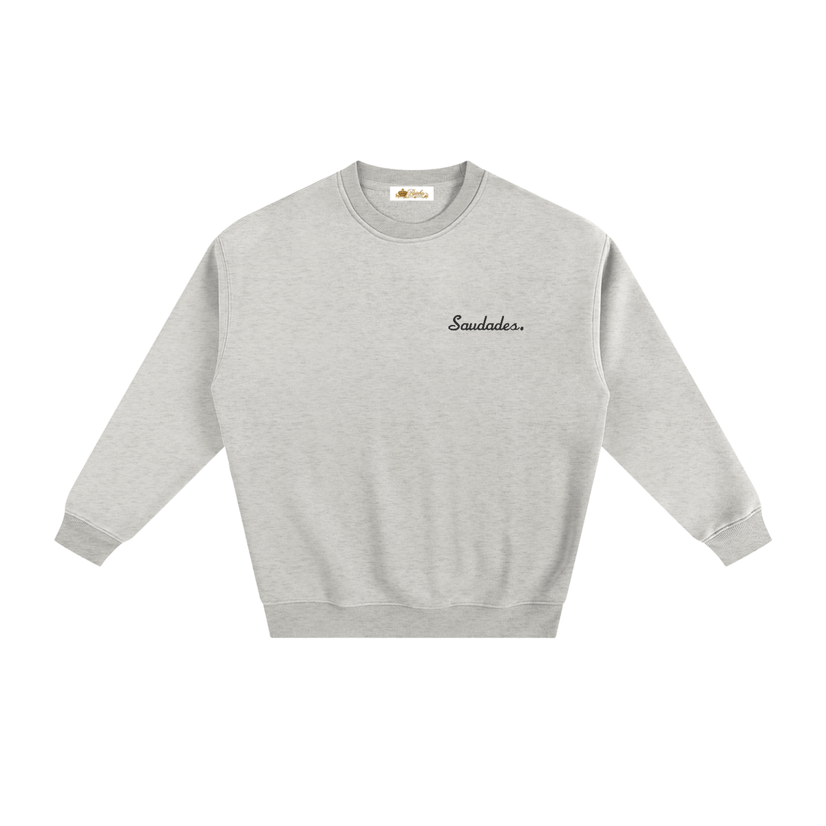 Saudades Embroidered Fleeced Sweatshirt