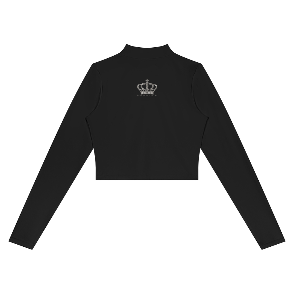Saudades Sempre Portuguese Crop Yoga Sports Jacket