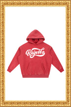 Rainha - Snow Wash Fleece Oversize Hoodie (Red)