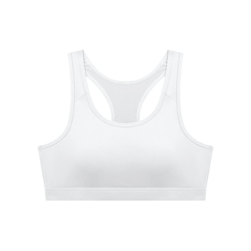 Saudades Sempre White Sports Bra