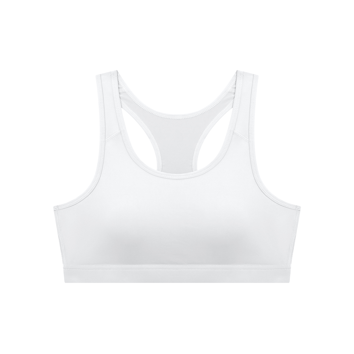 Saudades Sempre White Sports Bra