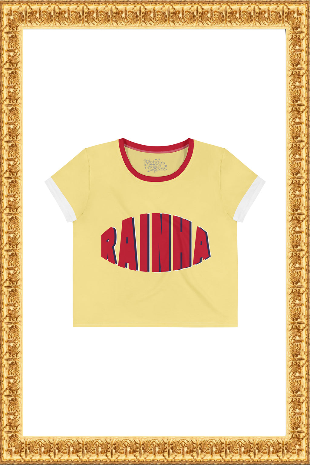RAINHA - Crop Tee (Cream)