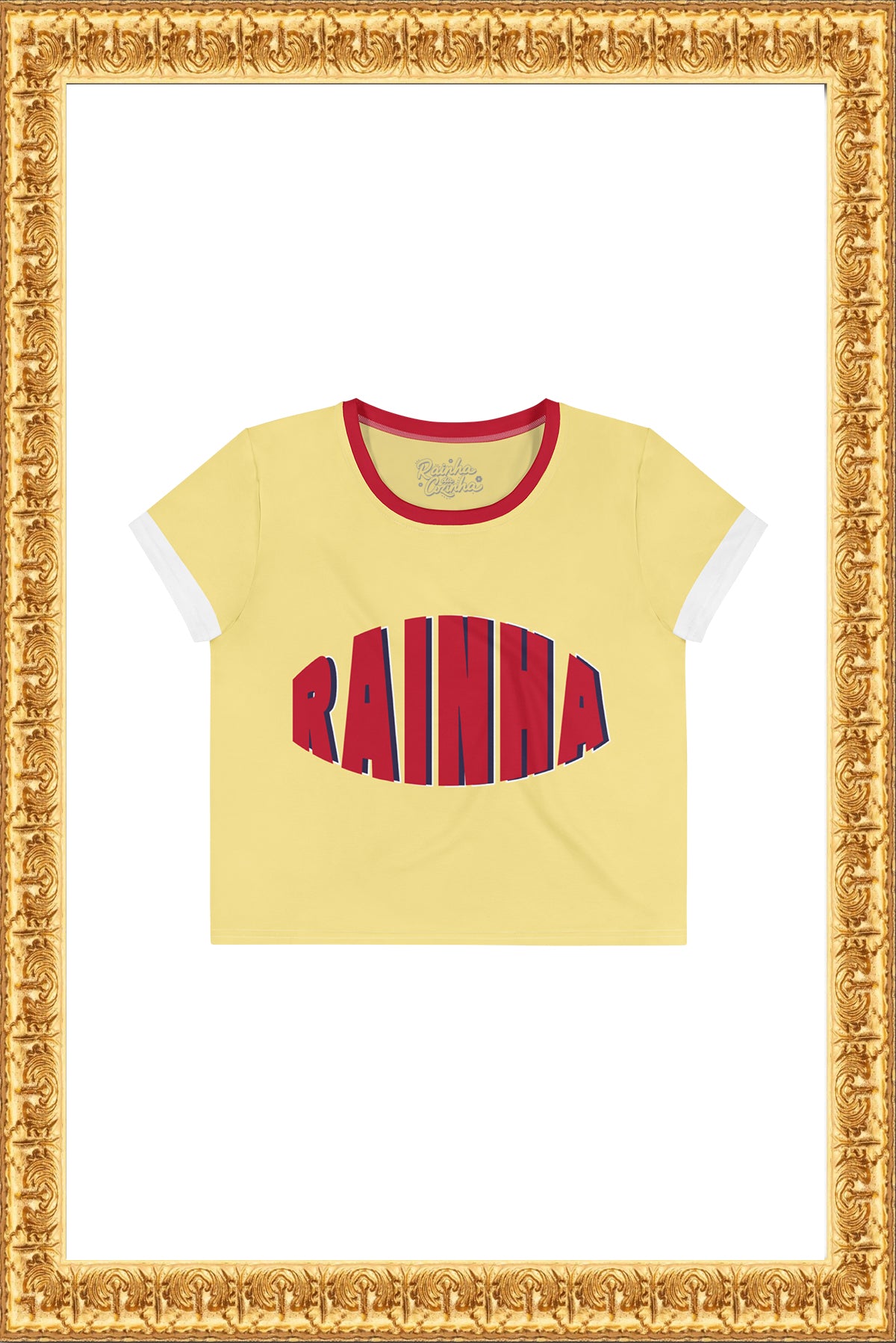 RAINHA - Crop Tee (Cream)