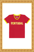 PORTUGAL WORLD CUP BY RAINHA - Women’s Crew Neck T-shirt (Red)