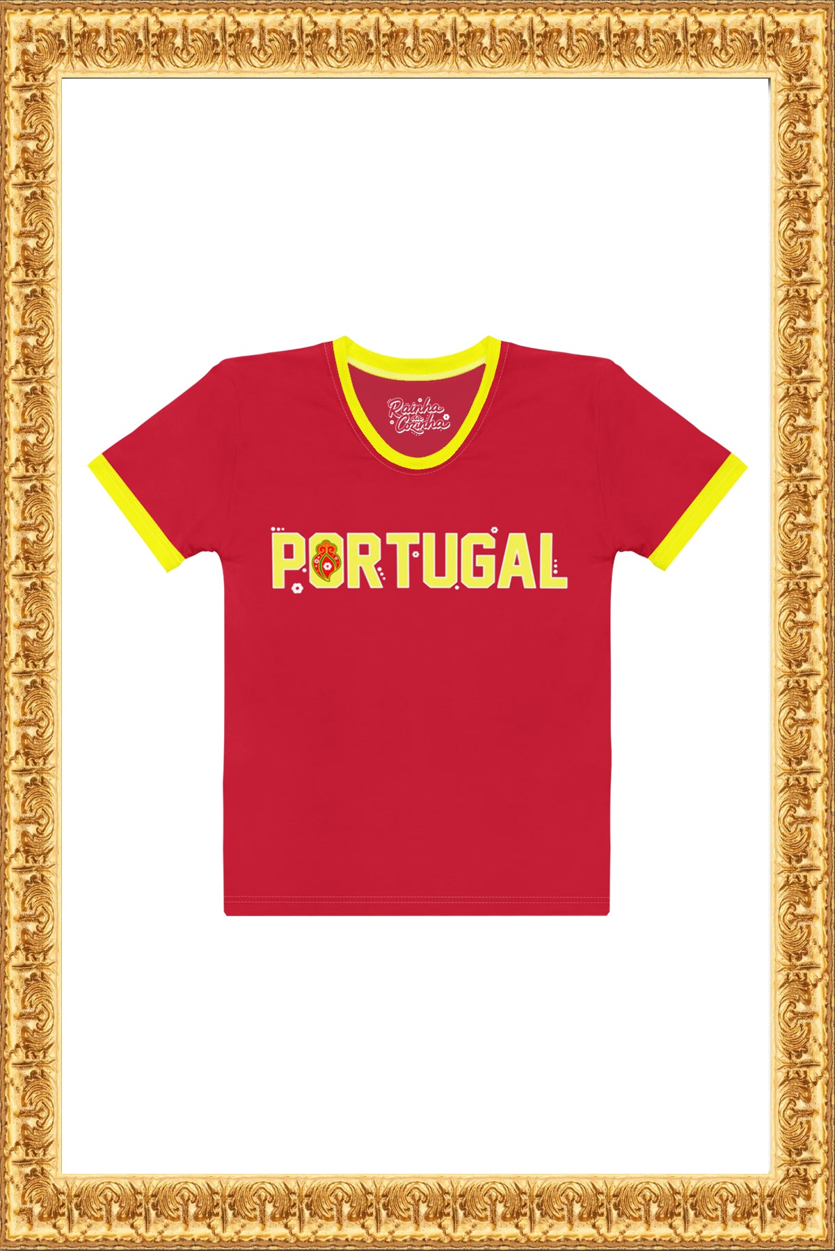 PORTUGAL WORLD CUP BY RAINHA - Women’s Crew Neck T-shirt (Red)