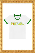 PORTUGAL WORLD CUP BY RAINHA - Women’s Crew Neck T-shirt (White)