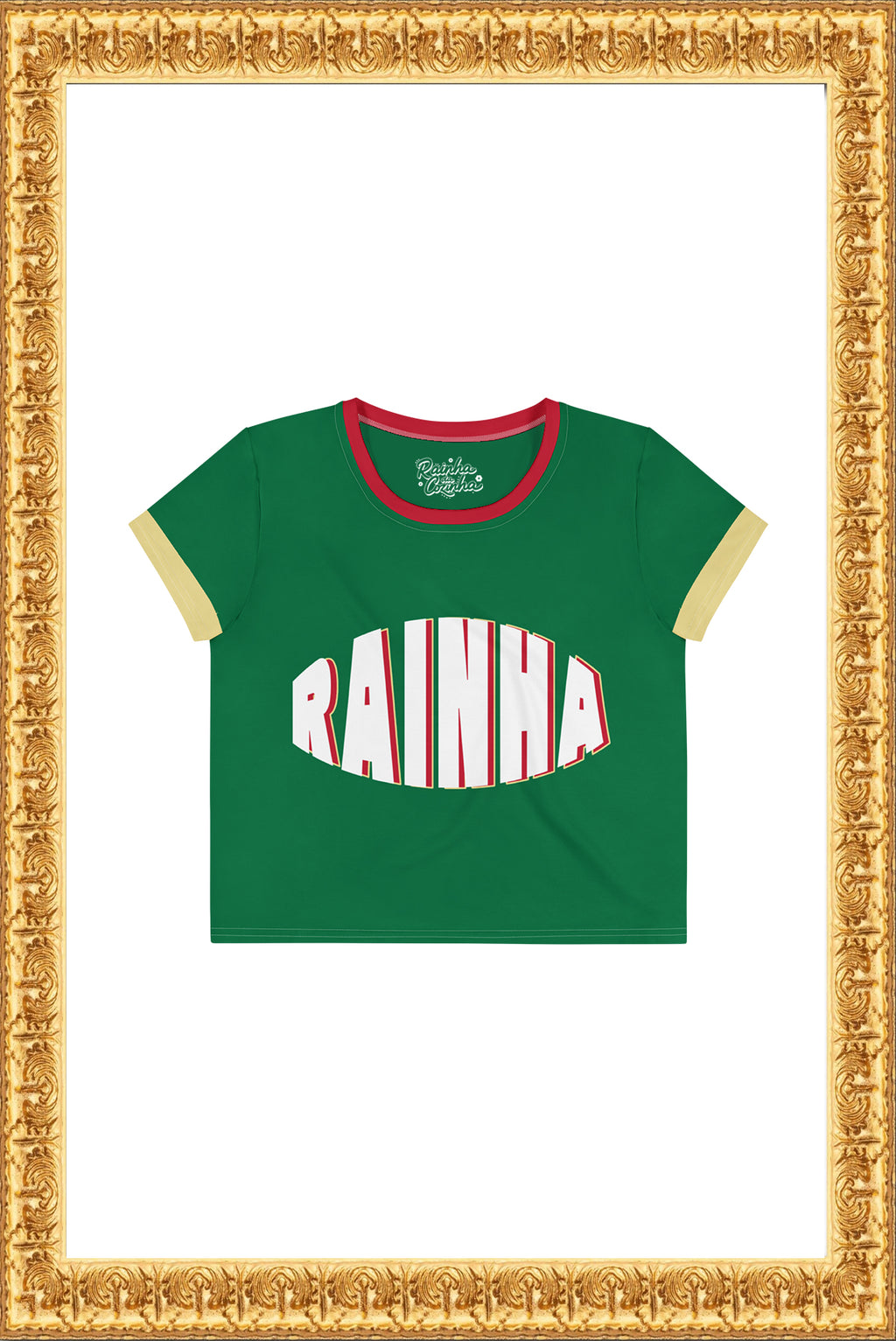 RAINHA - Crop Tee (Green)