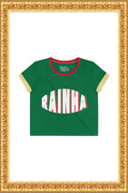 RAINHA - Crop Tee (Green)