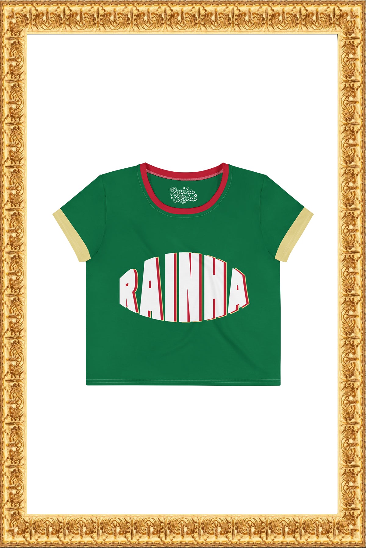 RAINHA - Crop Tee (Green)