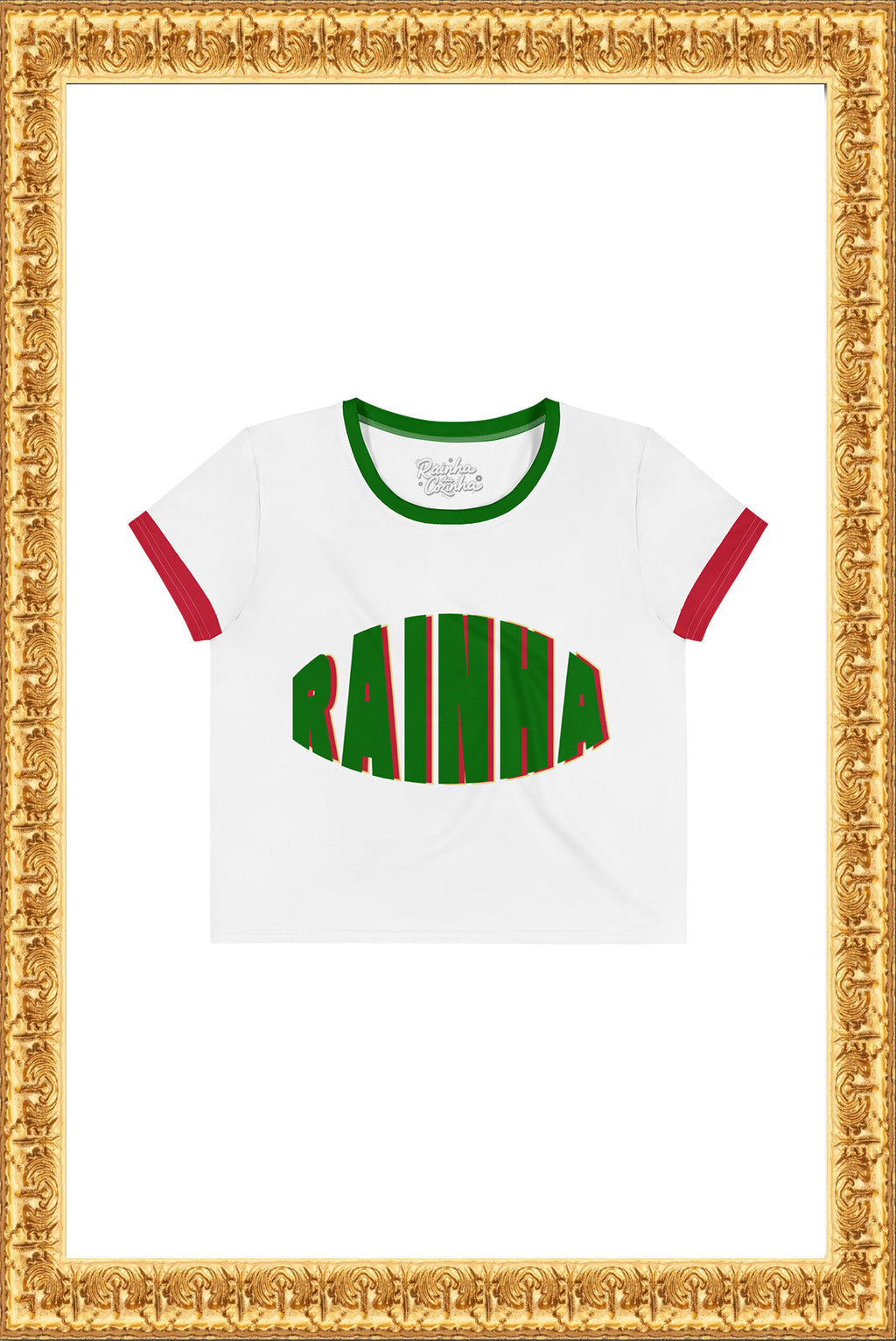 RAINHA - Crop Tee (White)