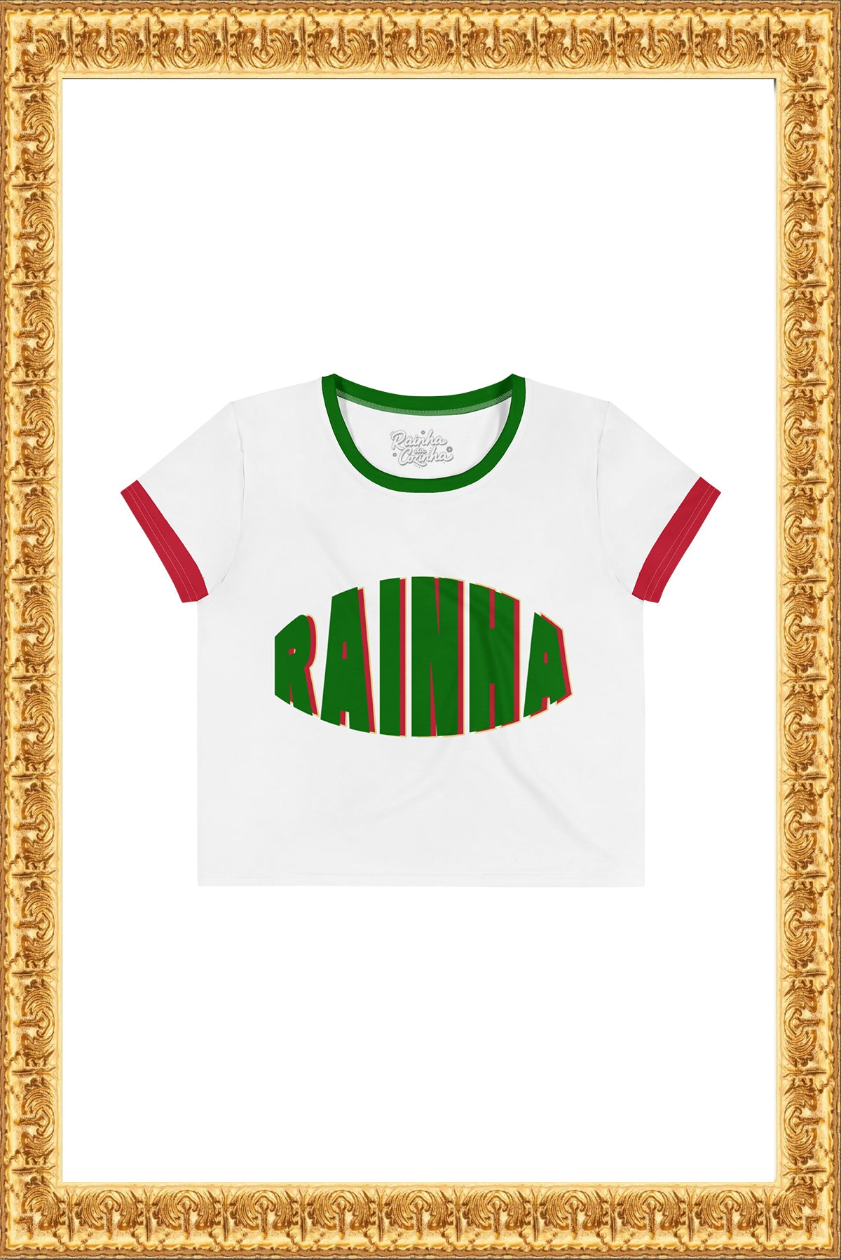 RAINHA - Crop Tee (White)