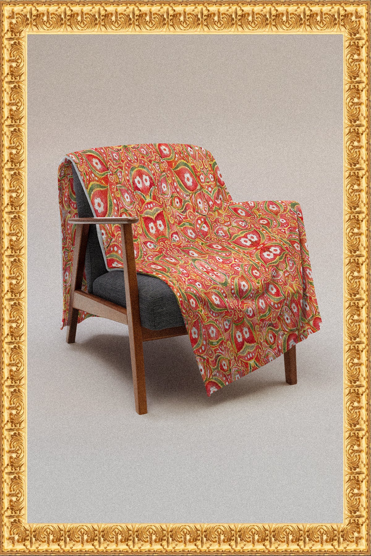 "Heart of Rainha" - Throw Blanket