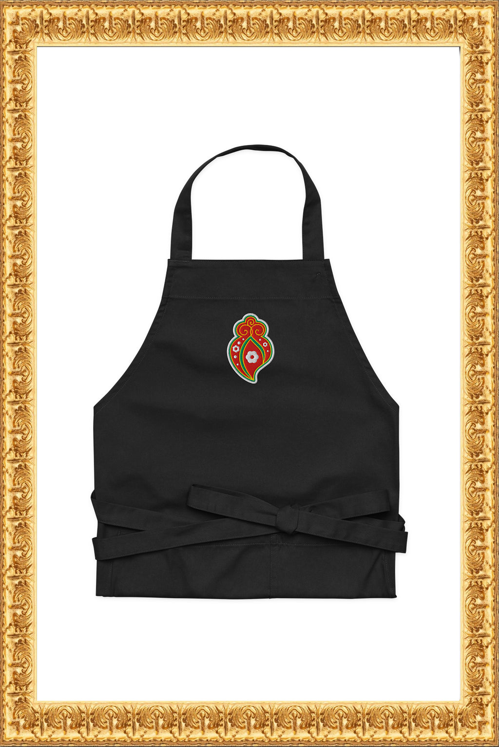"Heart of Rainha" - Apron (Black)