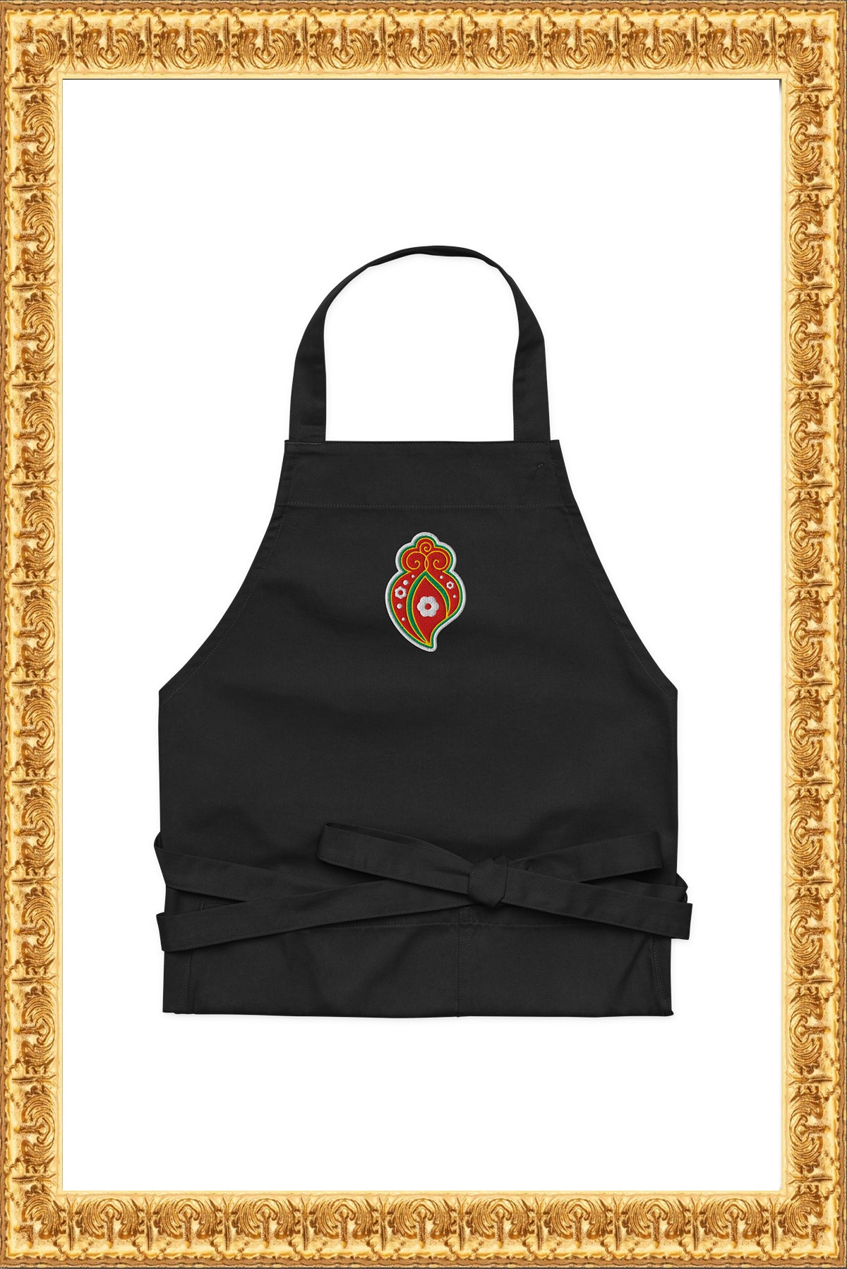 "Heart of Rainha" - Apron (Black)