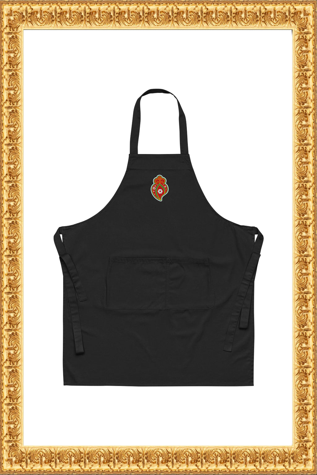 "Heart of Rainha" - Apron (Black)