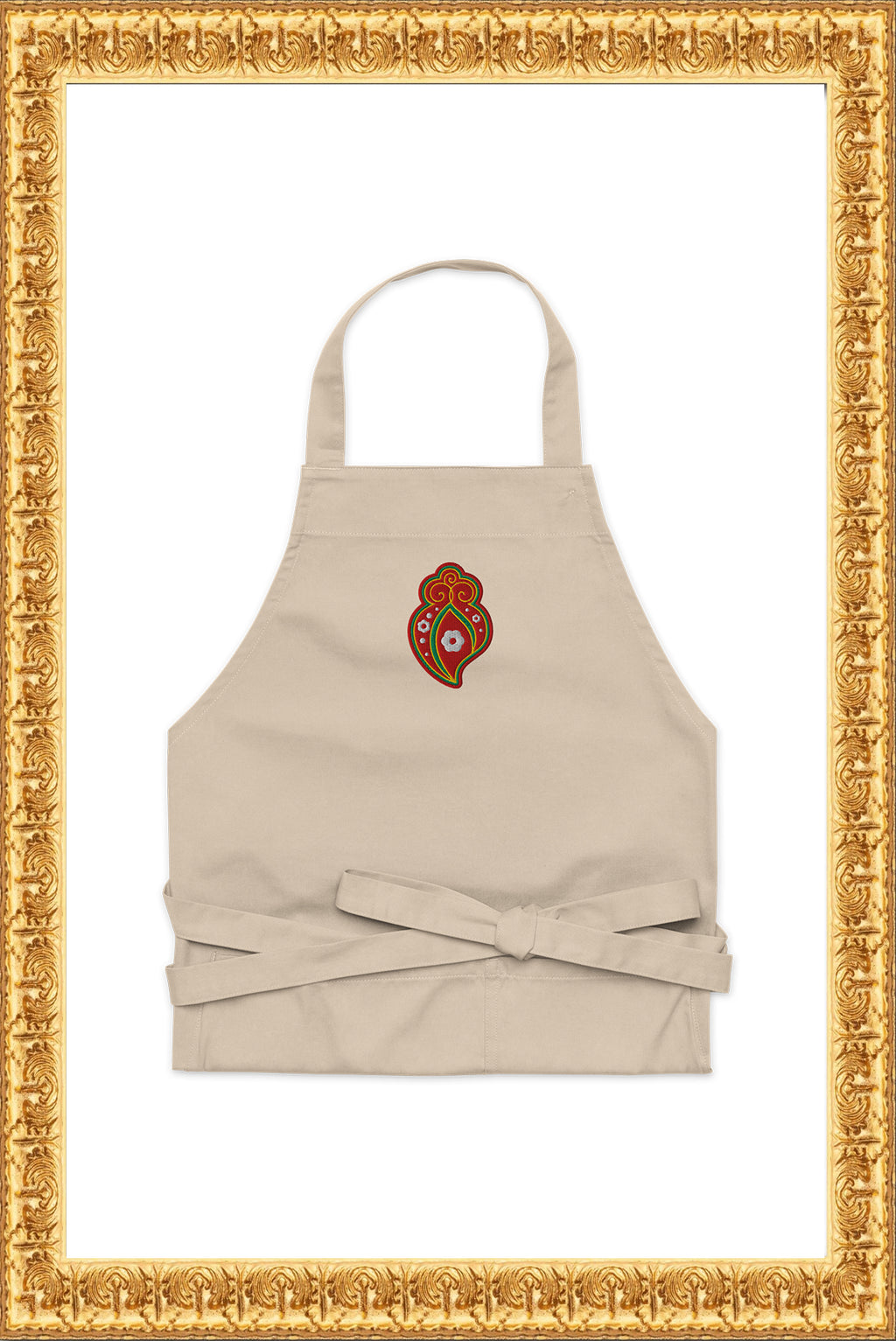 "Heart of Rainha" - Apron (Cream)