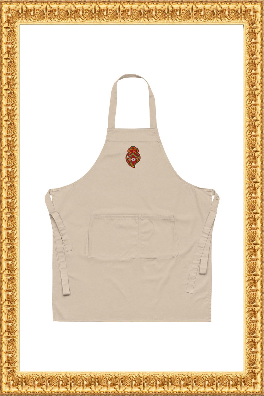 "Heart of Rainha" - Apron (Cream)