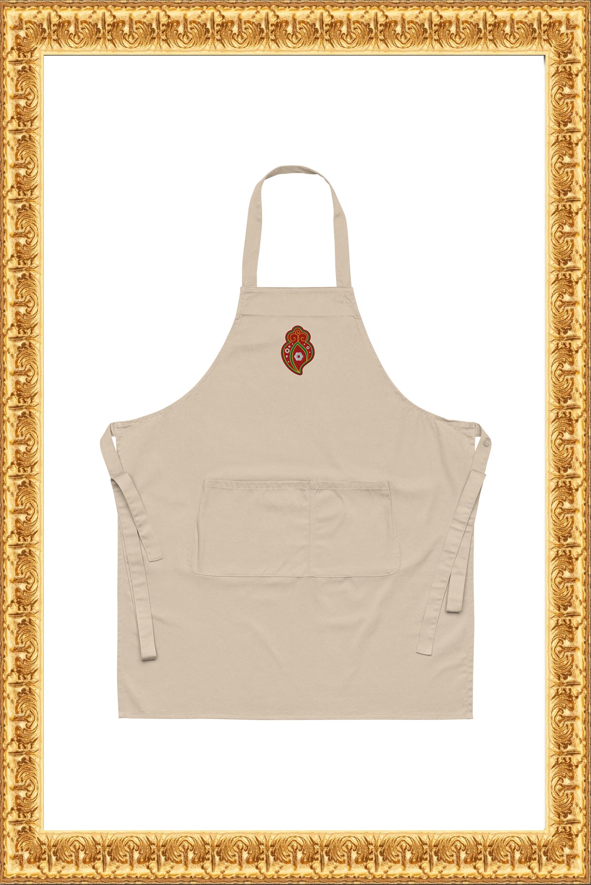 "Heart of Rainha" - Apron (Cream)