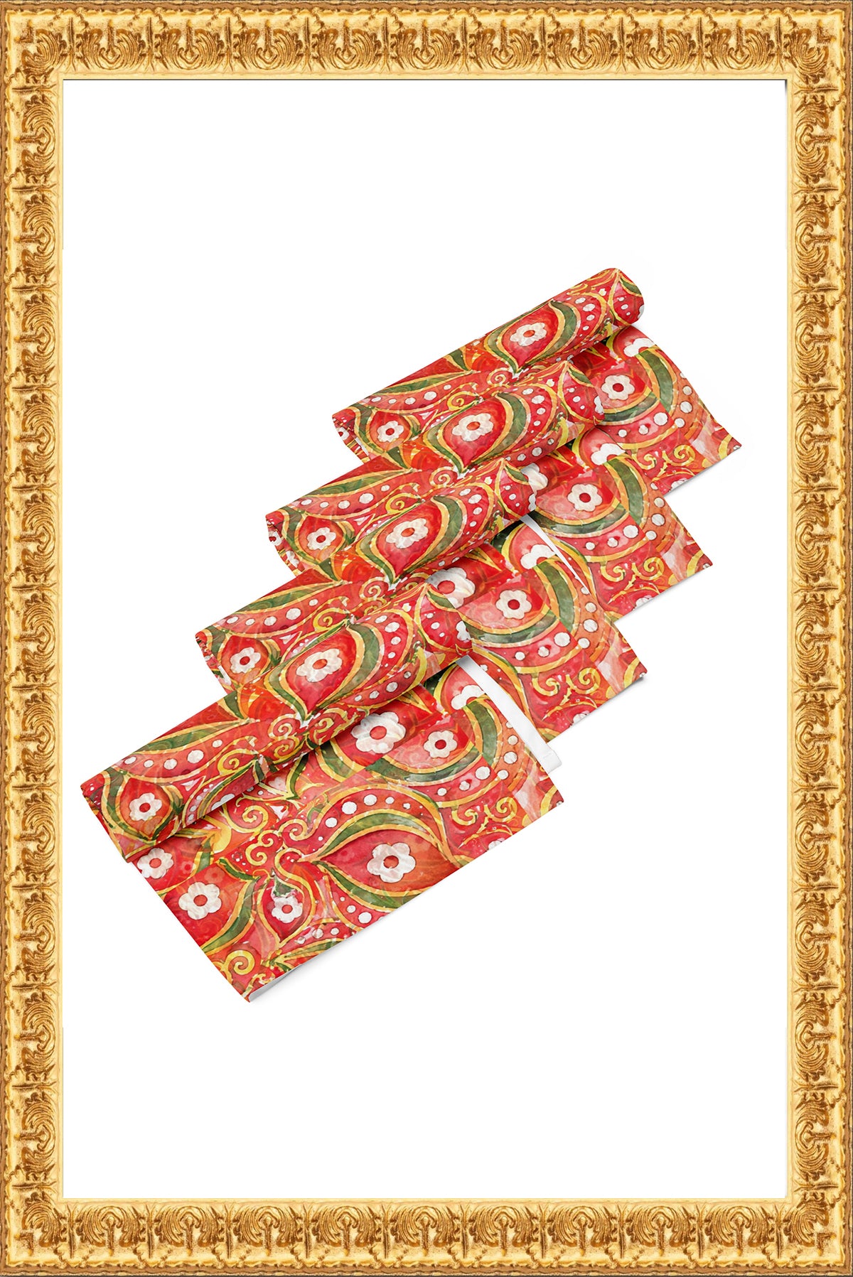 "Heart of Rainha" - Cloth napkin set