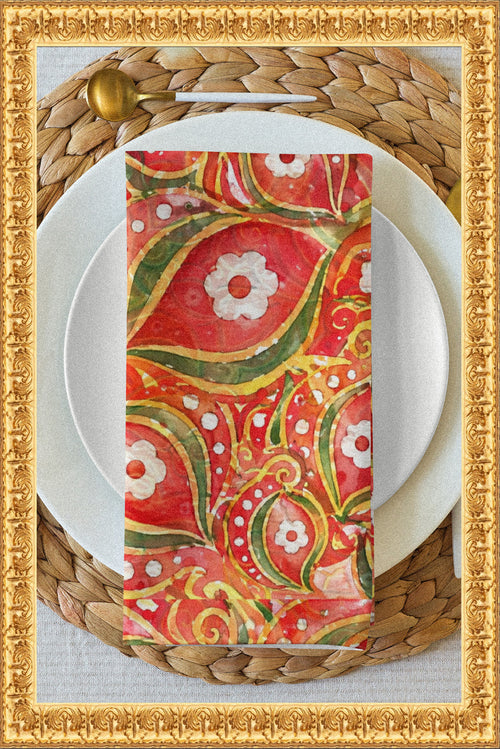 "Heart of Rainha" - Cloth napkin set