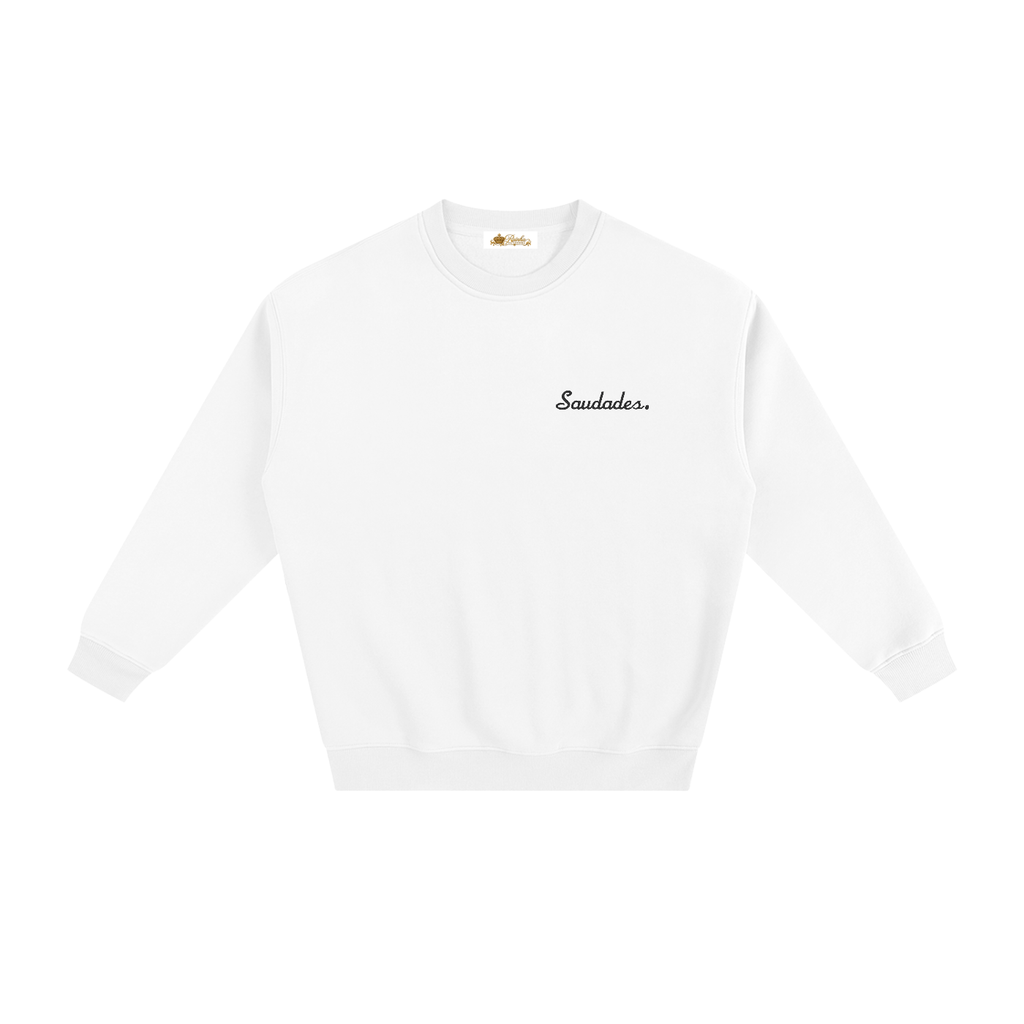 Saudades Embroidered Fleeced Sweatshirt