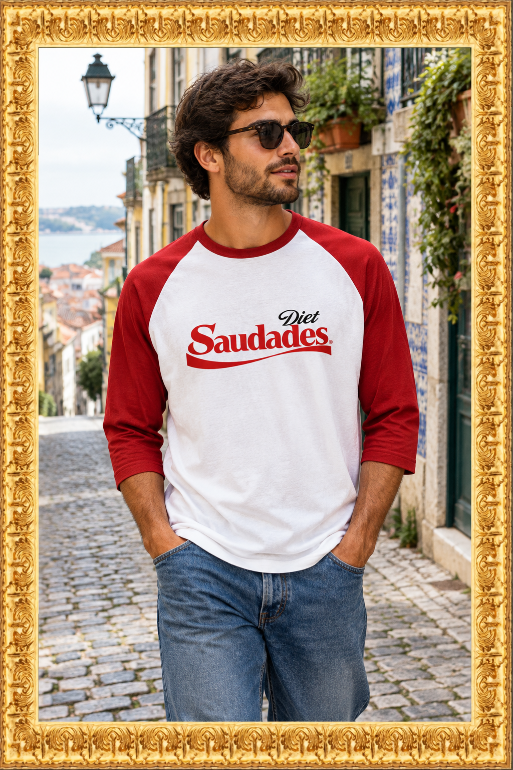 Diet Saudades Two-Tone Raglan Top