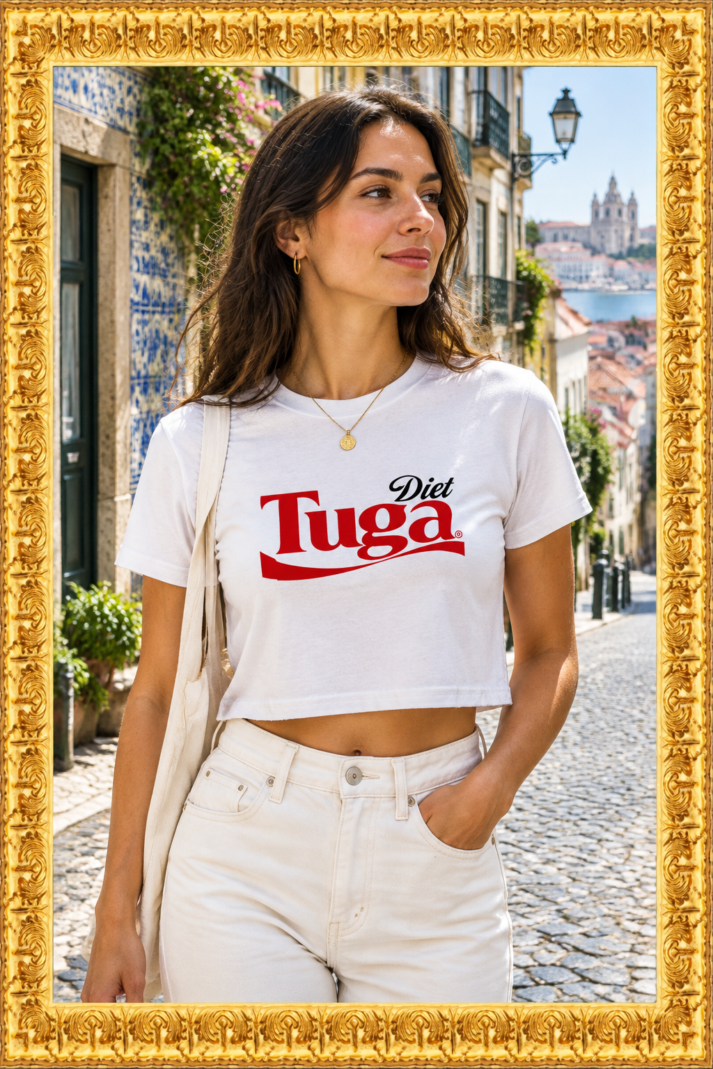Diet Tuga Women’s Crop Top