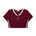 Women's Viana Heart Slim Fit V-Neck T-Shirt