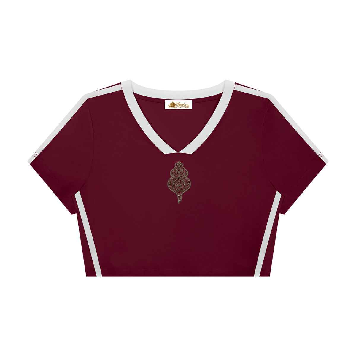 Women's Viana Heart Slim Fit V-Neck T-Shirt
