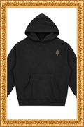Essential Oversized Boxy Fit Fleece Hoodie – Gold Frame