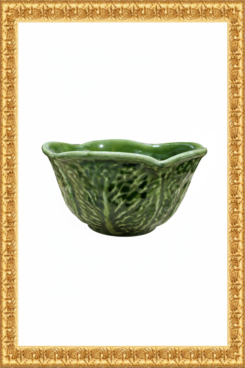 Portuguese Cabbage Small Cereal Bowl